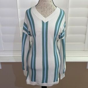Wild Fable striped tunic sweater.
